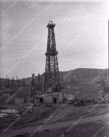 historic Los Angeles Hollywood La Cienega oil fields 45bx06-043