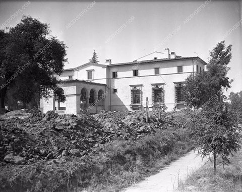 historic Los Angeles Hollywood cool building under construction 45bx07-060