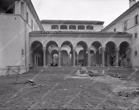 historic Los Angeles Hollywood cool building under construction 45bx07-065