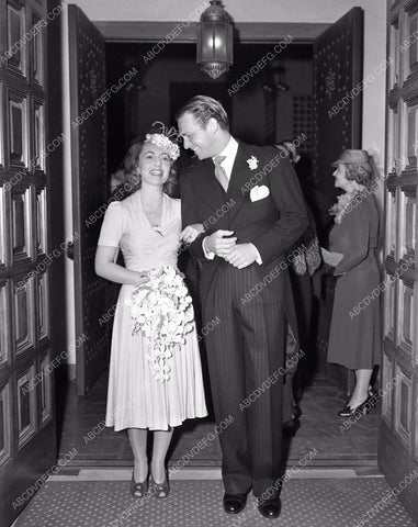 Douglas Fairbanks Jr. Mary Lee Epping Wedding Day 45bx07-081