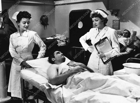 Paulette Goddard George Reeves Claudette Colbert film So Proudly We Hail 4651-07