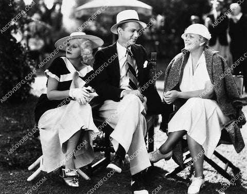 candid on set Jean Harlow Lee Tracy 4722-35