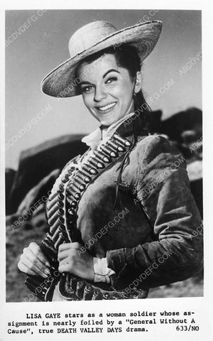 Lisa Gaye as sexy bandida TV Death Valley Days ep General Without a Cause 4844-19