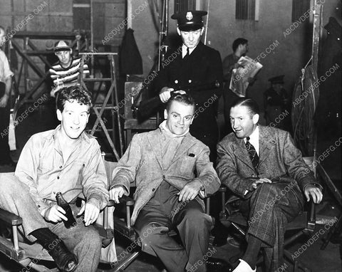 candid Burgess Meredith James Cagney on set unknown film 4844-30