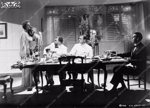 Mary Astor Thomas Mitchell & cast classic film The Hurricane 4935-03