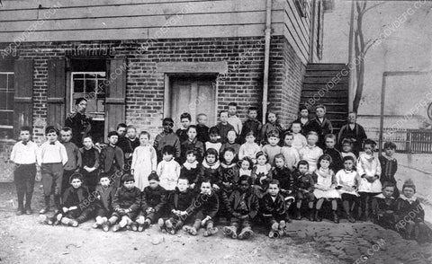 1884 historic Los Angeles Spring St/ Broadway School Mercantile Place 4b09-056