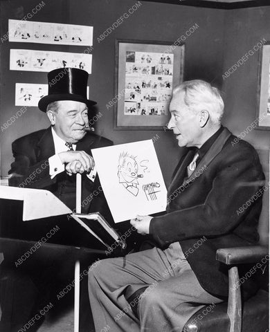 cartoonist George McManus draws Art Baker 4b09-070