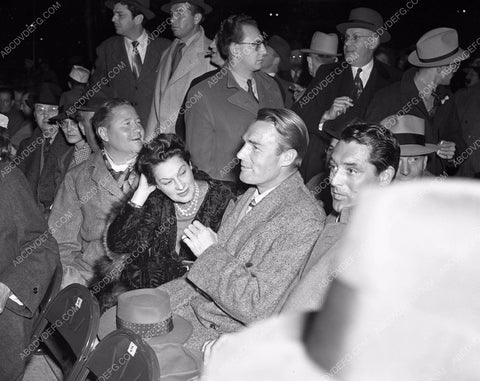 Jack Oakie Randolph Scott Cary Grant attend boxing match together 4b09-166