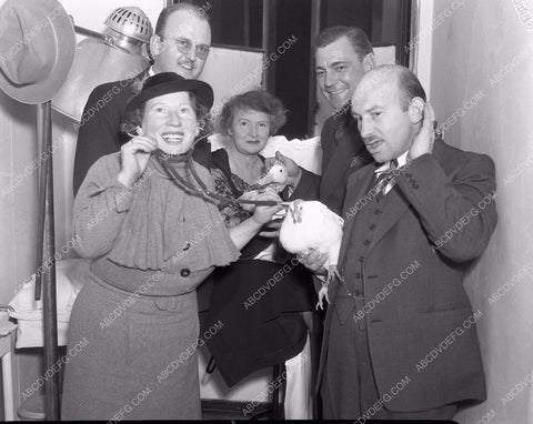 silent film star Polly Moran Vince Barnett and friends 4b09-195