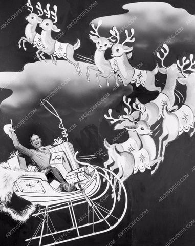 country star Gene Autry Rudolph the Red Nose Reindeer Christmas Card 4b09-432