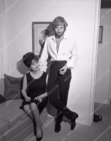 John Barrymore Jr. and Italian model wife Gabriella Pazzoli at home 4b09-489