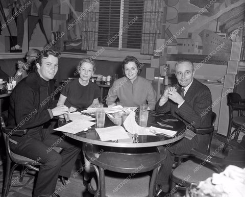 Barry Coe and execs 20th Century Fox Comissary 4b10-086