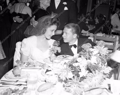 Kathryn Grayson Mickey Rooney Hollywood dinner party 4b10-379