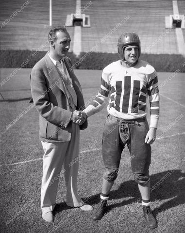 sports football Bill Shakespeare on the field Los Angeles Coliseum 4b10-401