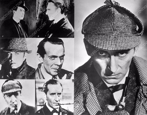 Sherlock Holmes comp Peter Cushing Massey Rathbone Barrymore 4b10-405