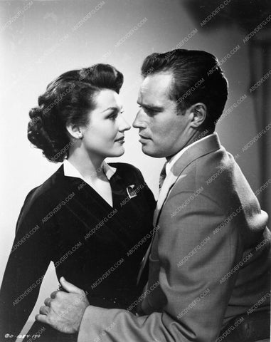 Charlton Heston Dianne Foster film noir Bad for Each Other 5052-03