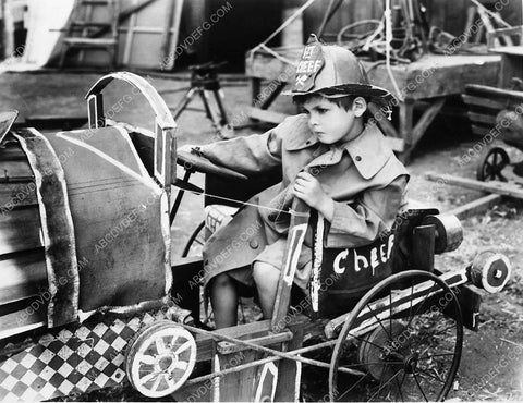 Our Gang Dickie Moore sitting in the fire engine 5073-04