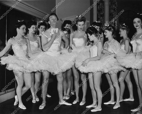 Red Skelton in drag w all other ballerinas film Bathing Beauty 5253-26