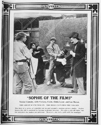 ad slick Victoria Forde Eddie Lyons Lee Moran silent film Sophie of the Films 5416-05