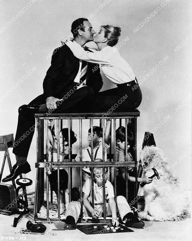 David Niven Doris Day the kids and the dog film Please Don't Eat the Daisies 5475-03