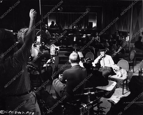 candid Frank Sinatra waiting for film to roll movie Pal Joey 5599-24