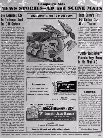 animated character Bugs Bunny 3D cartoon Lumber Jack Rabbit 5599-36