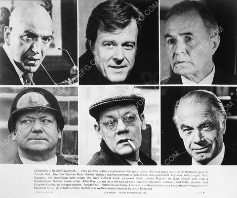 Telly Savalas Robert Culp James Mason Aldo Ray Charles Korvin film Inside Out 5611a-20