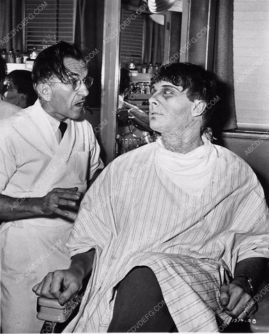 Jack Pierce does David Bruce's makeup for horror film The Mad Ghoul 5622-34