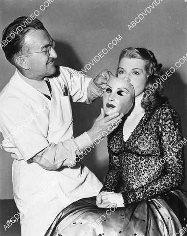 Betty Field gets makeup mask from Jack Pierce 5623a-13