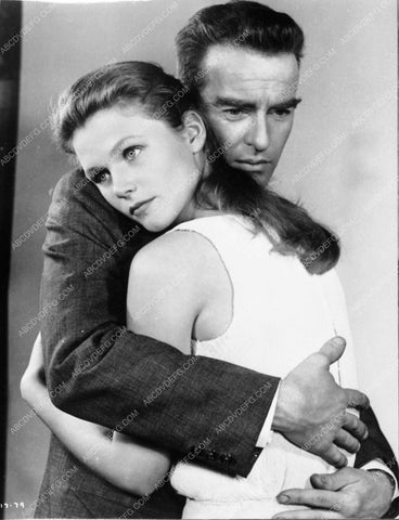 Montgomery Clift Lee Remick embracing from Wild River 5950-06