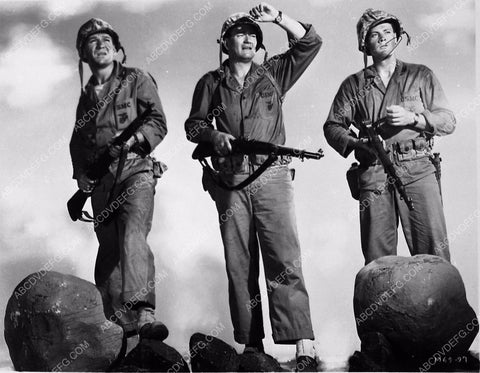Forrest Tucker John Wayne John Agar film Sands of Iwo Jima 5956-06