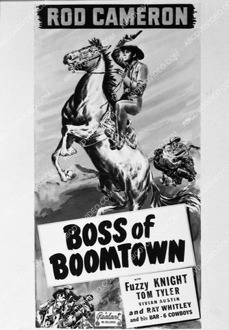 ad slick Rod Cameron film Boss of Boomtown 5967-02