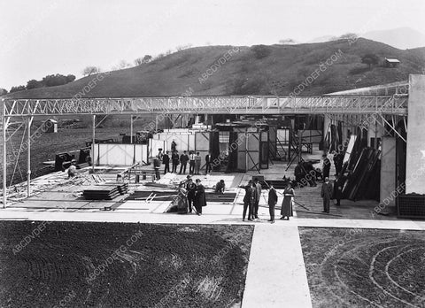 circa 1915 historic Los Angeles Hollywood Universal Studios still being built 6002-24