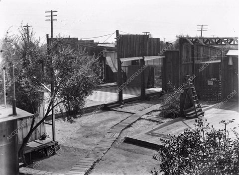circa 1915 historic Los Angeles Hollywood exterior silent sets for unknown Studios 6002-35