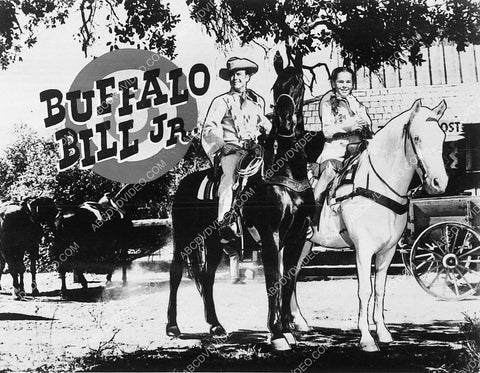 Dick Jones Nancy Gilbert TV Buffalo Bill Jr 6007-15