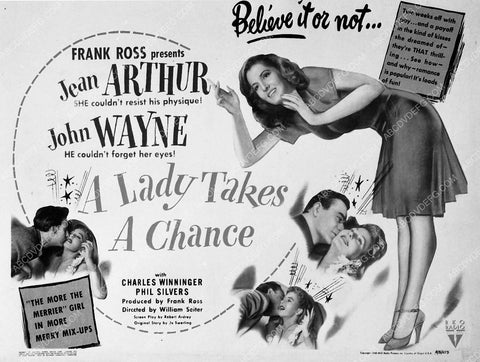 Jean Arthur John Wayne film A Lady Takes a Chance 6022-06
