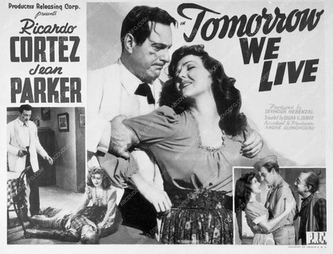 Ricardo Cortez Jean Parker film Tomorrow We Live 6032-06