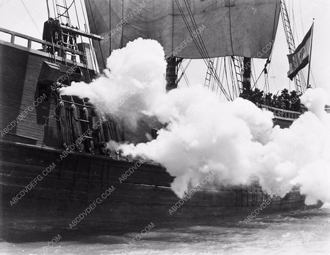 galleon ship battle sequence silent film Captain Blood 6035-11