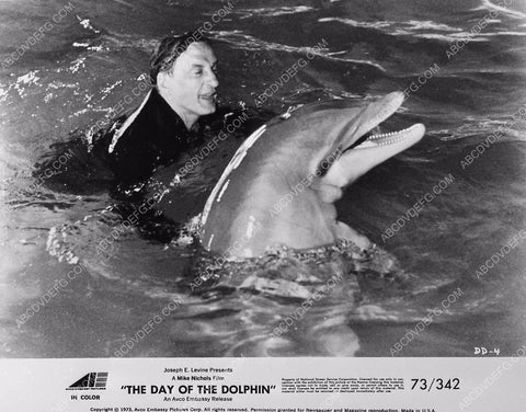 George C Scott in the pool film The Day of the Dolphin 6035-31