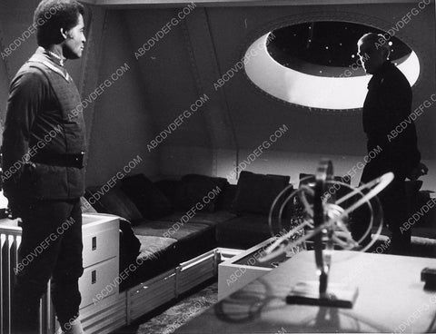 Herbert Jefferson Jr Lorne Greene TV Battlestar Galactica 6038-26