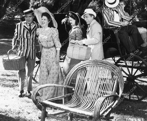 Pat O'Brien Ruth Warrick go on a picnic film The Iron Major 6240-28