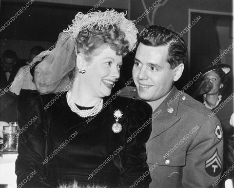 candid Lucille Ball Desi Arnaz out for dinner 6241-33