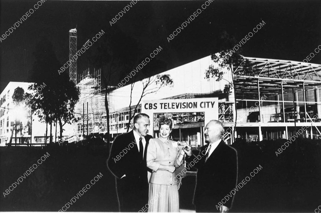 Lucille Ball Mayor Fletcher Brown CBS Vice Pres Merle opening CBS Tele