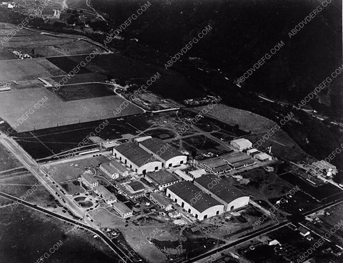 historic Hollywood Los Angeles First National Studios aerial shot 6315-13