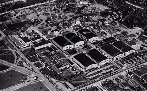 historic Hollywood Los Angeles First National Warner Bros Studios aerial shot 6315-17