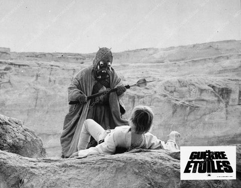 Mark Hamill Alec Guinness La Guerre des Etoiles French 1977 Star Wars 6345-19