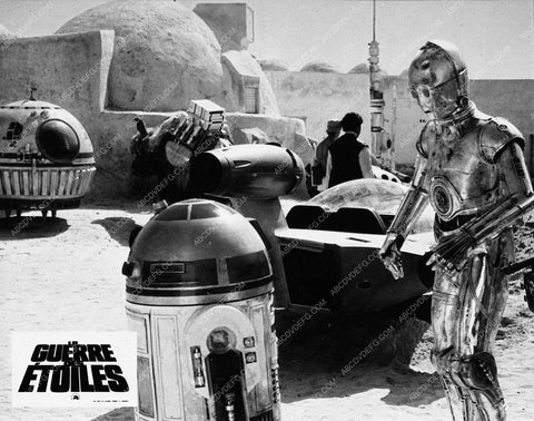 Mark Hamill Alec Guinness La Guerre des Etoiles French 1977 Star Wars 6345-22