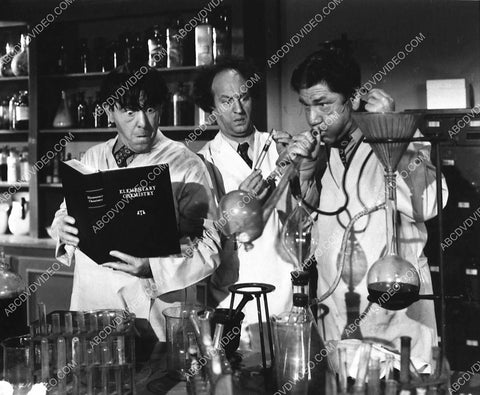 3 Stooges Moe Larry Shemp in the laboratory short film Fuelin' Around 6482-30