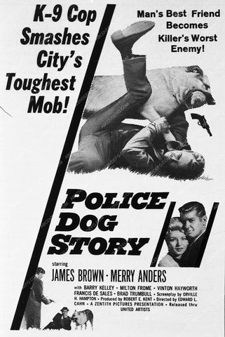 ad slick film Police Dog Story 6504-27