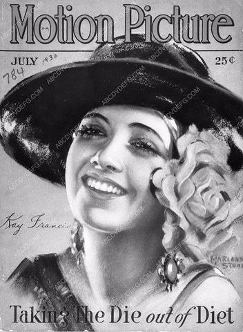 Kay Francis Motion Picture magazine cover 6507-10